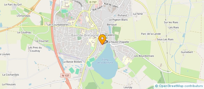 localisation de l'entreprise MADAME LUNE LEPINAY  BAIN-DE-BRETAGNE