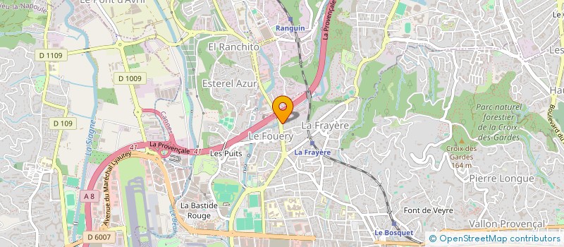 localisation de l'entreprise MADAME LUNE PRUVOST  VALLAURIS