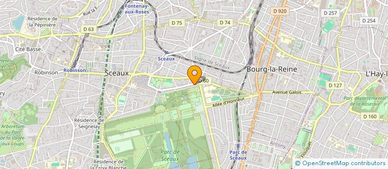 localisation de l'entreprise MADAME LUNNA DELCAME à SCEAUX