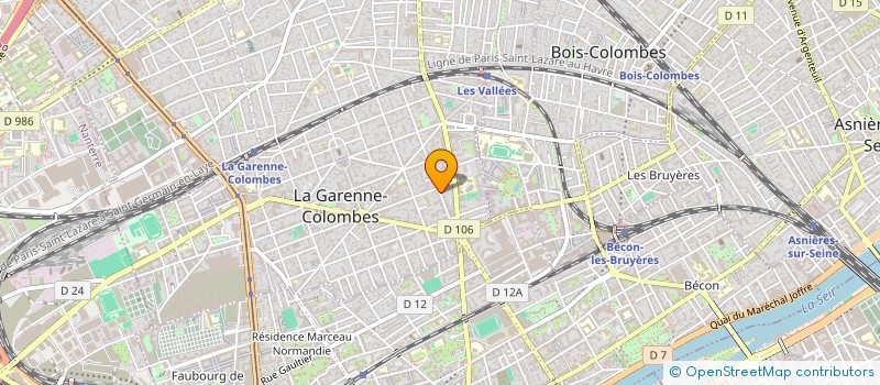 localisation de l'entreprise MADAME LUREDES FERNANDEZ à LA GARENNE-COLOMBES
