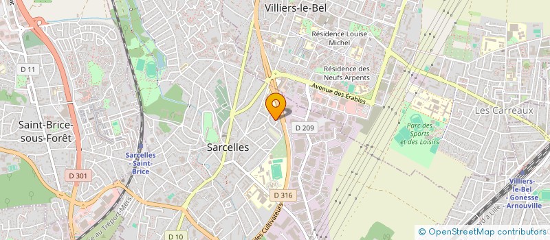 localisation de l'entreprise MADAME LURIA DIRIL à SARCELLES
