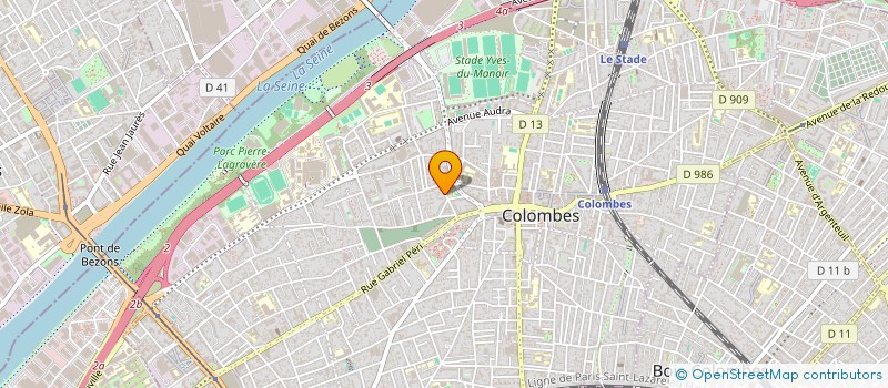 localisation de l'entreprise MADAME LURIA NJOUNGANG YONTCHOUNG à COLOMBES