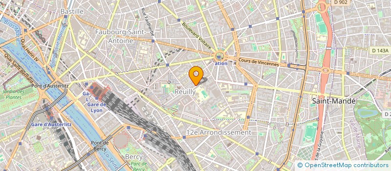 localisation de l'entreprise MADAME LURU ZHANG  PARIS