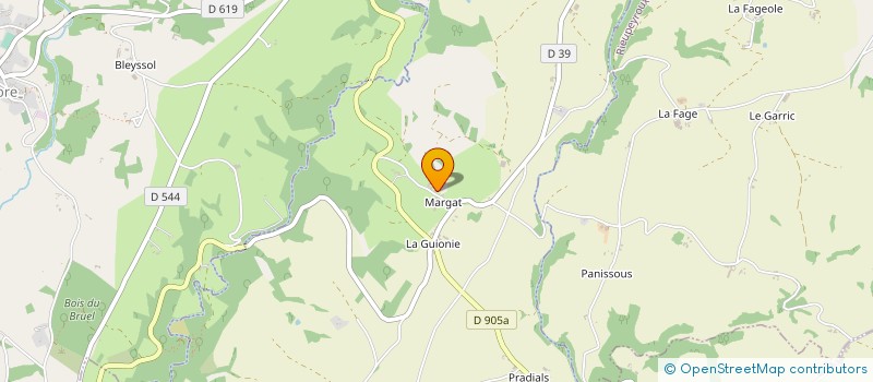 localisation de l'entreprise MADAME LUSIA HEAFALA-D'ESPALUNGUE D'ARROS à LA SALVETAT-PEYRALES