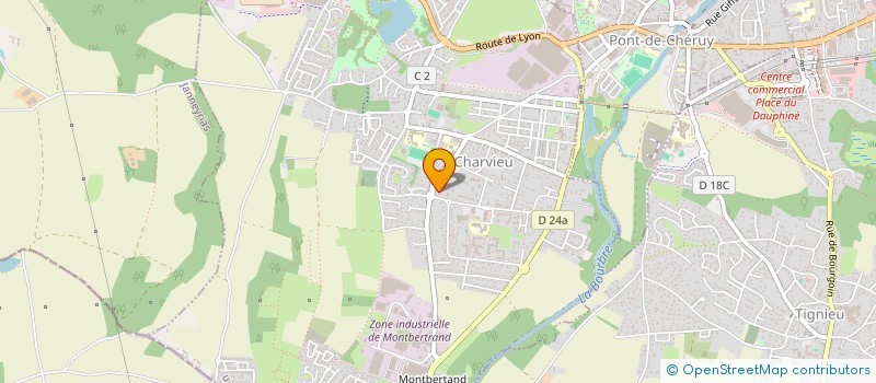 localisation de l'entreprise MADAME LUSINE MKHITARYAN à CHARVIEU-CHAVAGNEUX