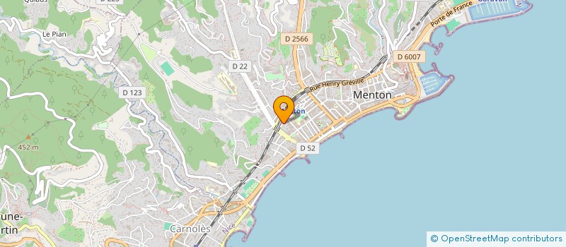 localisation de l'entreprise MADAME LUSINE SENIKYAN à MENTON