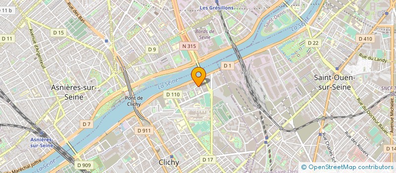 localisation de l'entreprise MADAME LUTANGU SASI à CLICHY