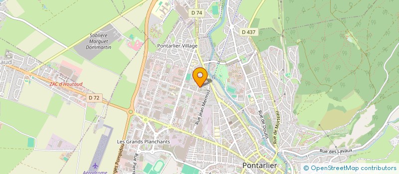 localisation de l'entreprise MADAME LUTECIA MARTY à PONTARLIER