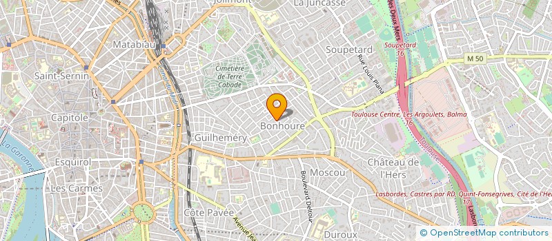 localisation de l'entreprise MADAME LUX HERVE à TOULOUSE