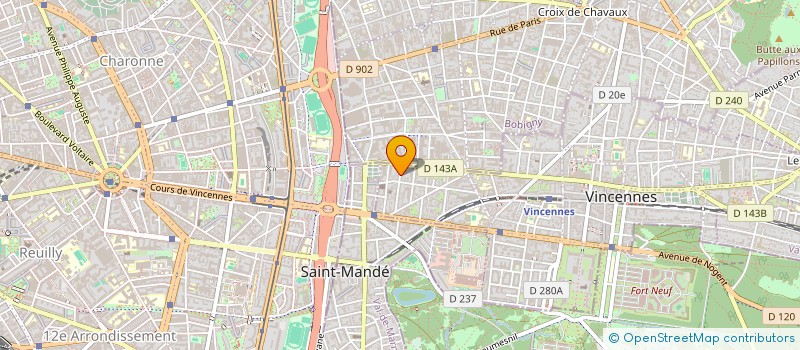localisation de l'entreprise MADAME LUYE LEDU à VINCENNES