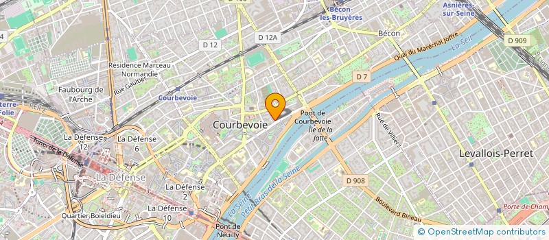 localisation de l'entreprise MADAME LUZ ADRIANA CARRILLO OSORIO à COURBEVOIE