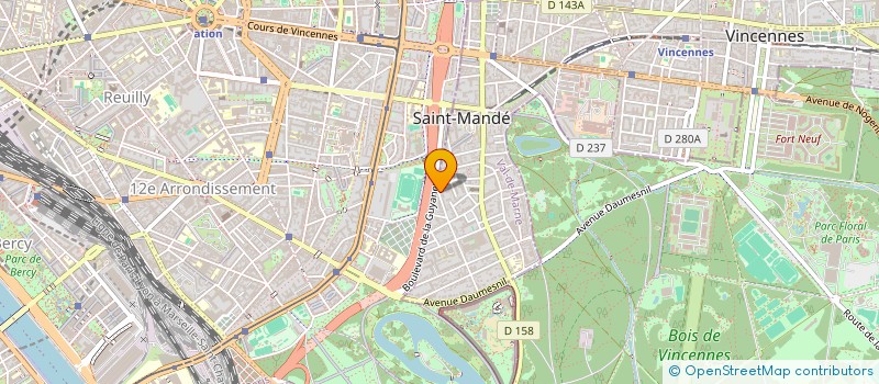 localisation de l'entreprise MADAME LUZ ALVAREZ VIVAS  SAINT-MANDE