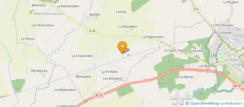 localisation de l'entreprise MADAME LUZ ARSAC à MARCHEMAISONS