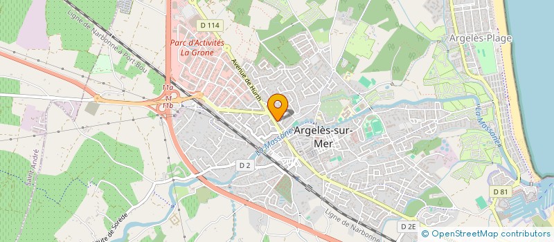 localisation de l'entreprise MADAME LUZ CABELLO ROBLES à ARGELES-SUR-MER