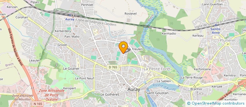 localisation de l'entreprise MADAME LUZ DODELIER à AURAY