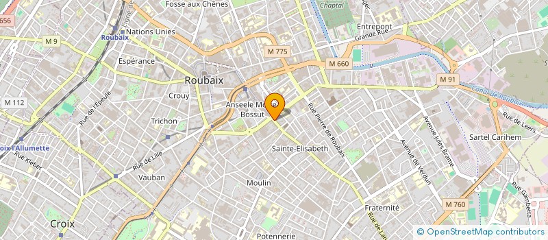 localisation de l'entreprise MADAME LUZ LAYA FLORES à ROUBAIX