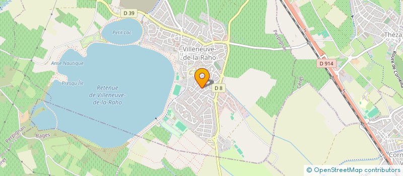 localisation de l'entreprise MADAME LUZ MENDOZA  VILLENEUVE-DE-LA-RAHO