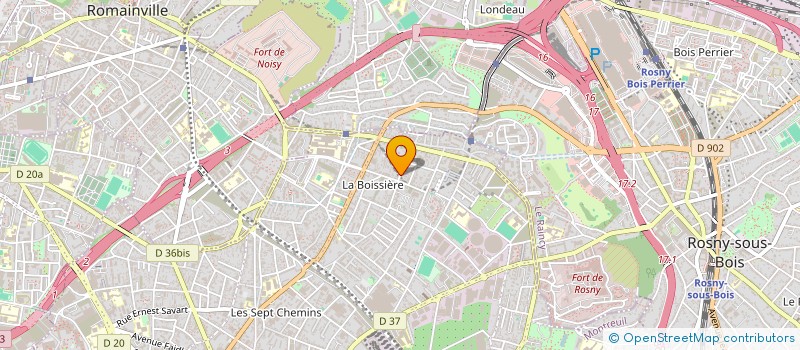 localisation de l'entreprise MADAME LUZ MONCADA LOAIZA  MONTREUIL