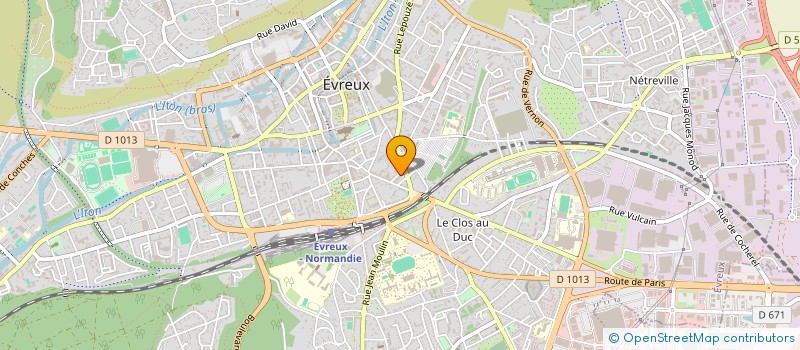 localisation de l'entreprise MADAME LUZ RODRIGUEZ  EVREUX