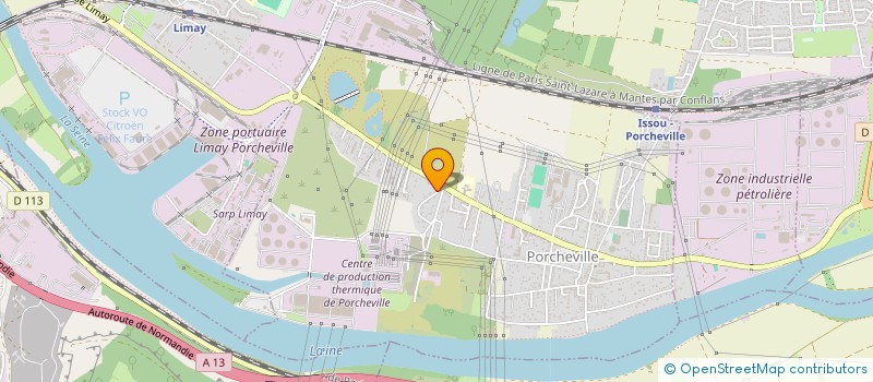 localisation de l'entreprise MADAME LUZALA KIDIADI  PORCHEVILLE