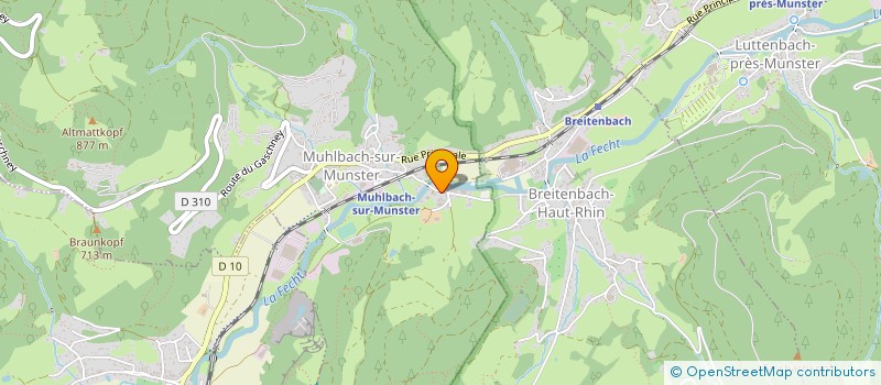 localisation de l'entreprise MADAME LUZIA SIEBER  MUHLBACH-SUR-MUNSTER