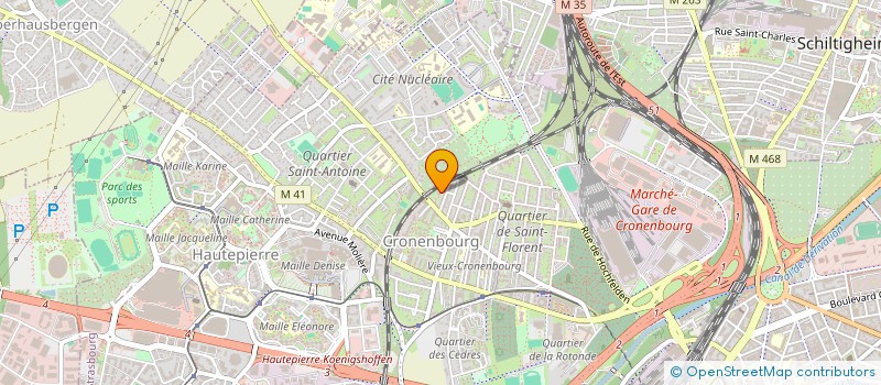 localisation de l'entreprise MADAME LWIZA LADGHEM CHIKOUCHE à STRASBOURG