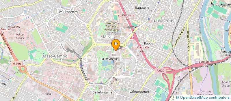 localisation de l'entreprise MADAME LY DZEU FLISS  TOULOUSE