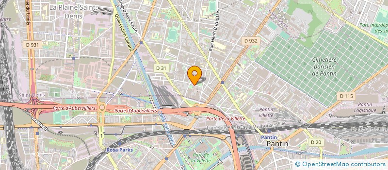 localisation de l'entreprise MADAME LY GORAM à AUBERVILLIERS