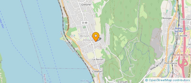 localisation de l'entreprise MADAME LYA RONCERAY  BRISON-SAINT-INNOCENT