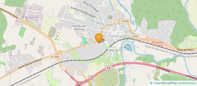 localisation de l'entreprise MADAME LYA SILVESTRI  LE MUY