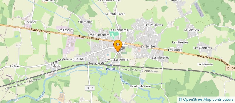 localisation de l'entreprise MADAME LYCIA DENAMUR à POLLIAT