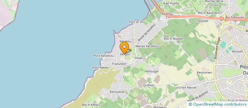 localisation de l'entreprise MADAME LYDA BLIVET  PLOUGASTEL-DAOULAS