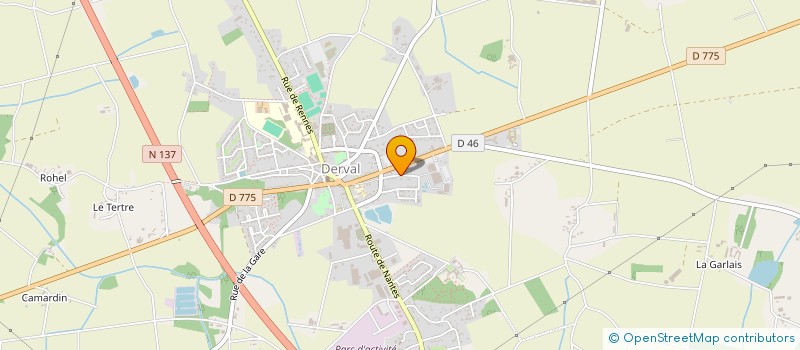 localisation de l'entreprise MADAME LYDA LEBEUL  DERVAL