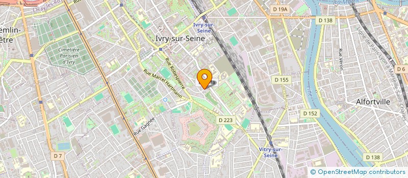 localisation de l'entreprise MADAME LYDIA ABERKANE  IVRY-SUR-SEINE