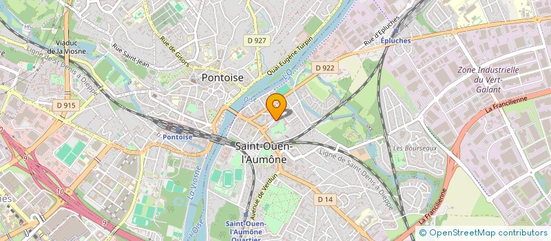 localisation de l'entreprise MADAME LYDIA AIT HASSEN  SAINT-OUEN-L'AUMONE