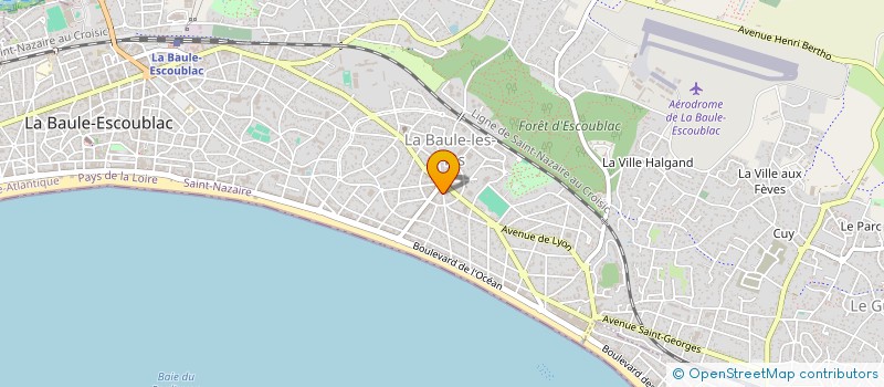 localisation de l'entreprise MADAME LYDIA AMELLAL  PORNICHET