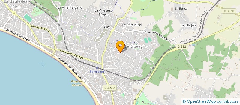 localisation de l'entreprise MADAME LYDIA AOUSTIN à LA BAULE-ESCOUBLAC