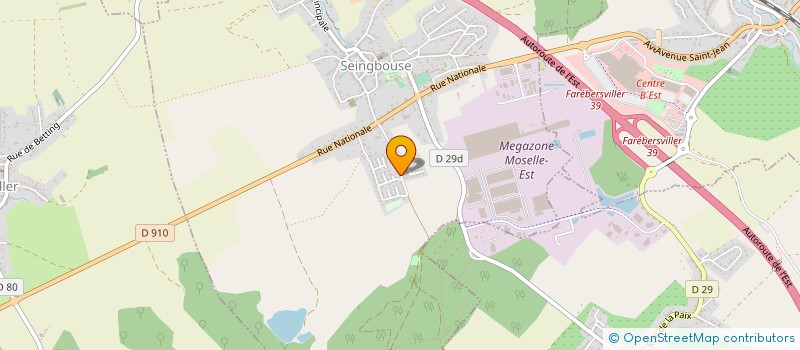 localisation de l'entreprise MADAME LYDIA AREND  SEINGBOUSE