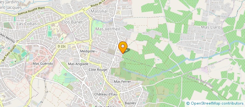 localisation de l'entreprise MADAME LYDIA AUGOYARD à PERPIGNAN
