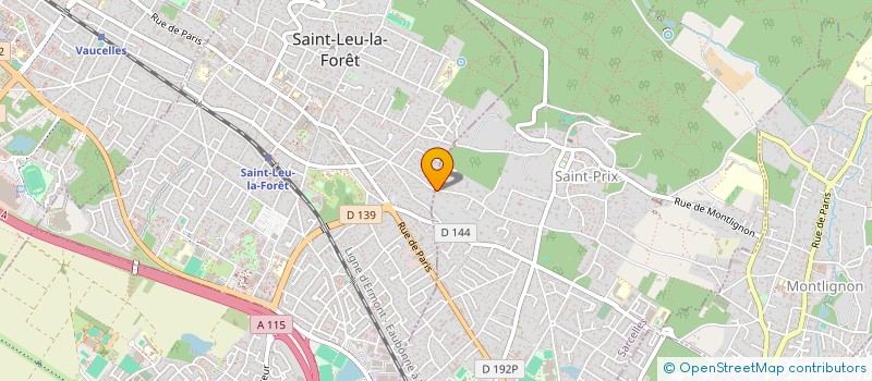 localisation de l'entreprise MADAME LYDIA BAKIRI à SAINT-PRIX