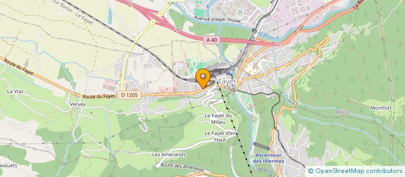 localisation de l'entreprise MADAME LYDIA BALMEFREZOL à SAINT-GERVAIS-LES-BAINS