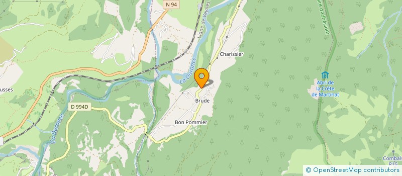 localisation de l'entreprise MADAME LYDIA BARNEOUD  SAINT-CLEMENT-SUR-DURANCE