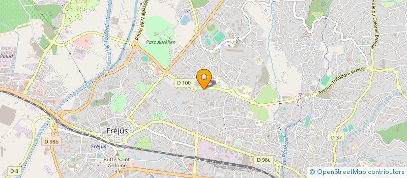 localisation de l'entreprise MADAME LYDIA BEGE à FREJUS