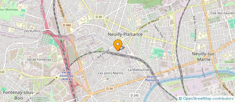 localisation de l'entreprise MADAME LYDIA BELAID à NEUILLY-PLAISANCE