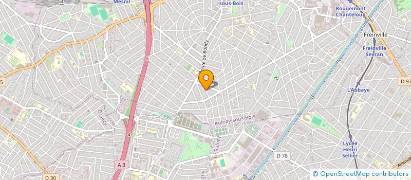 localisation de l'entreprise MADAME LYDIA BELKACEMI  AULNAY-SOUS-BOIS