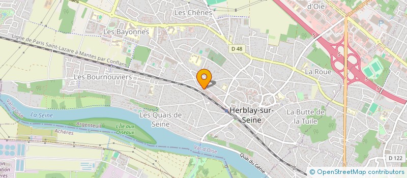 localisation de l'entreprise MADAME LYDIA BENALI  HERBLAY-SUR-SEINE