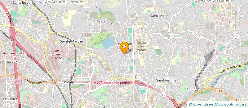 localisation de l'entreprise MADAME LYDIA BENHALILOU à MARSEILLE