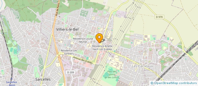 localisation de l'entreprise MADAME LYDIA BENITEZ  BESSANCOURT