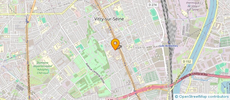 localisation de l'entreprise MADAME LYDIA BENMOHAMED à VITRY-SUR-SEINE