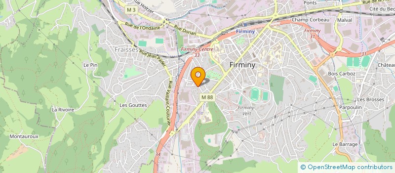 localisation de l'entreprise MADAME LYDIA BERBACHE  FIRMINY